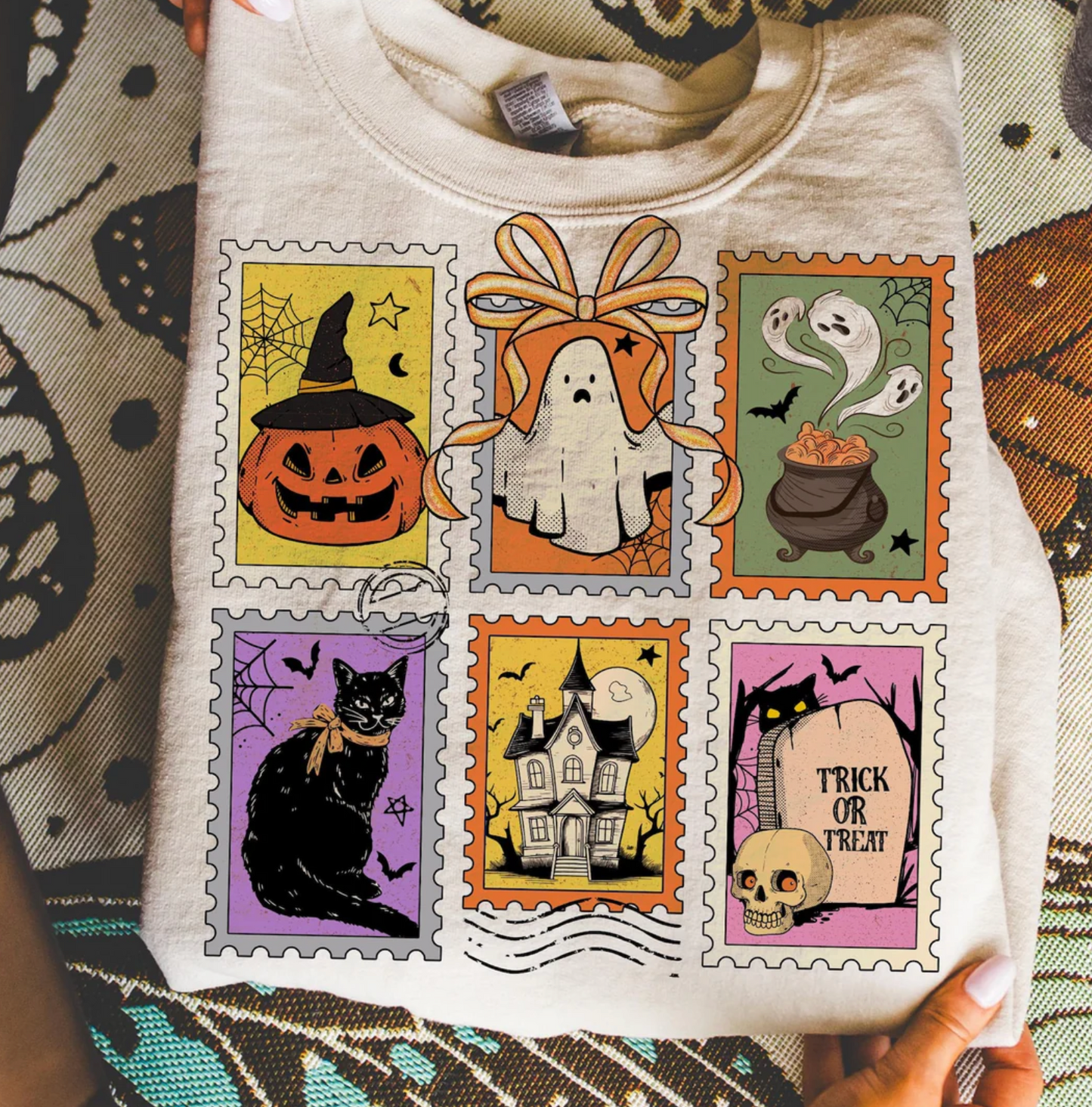 Halloween Stamp Sweatshirt