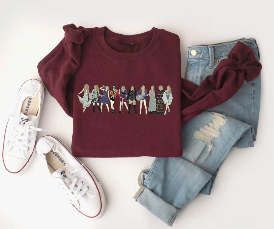 Eras Silhouette Embroidered Sweatshirt