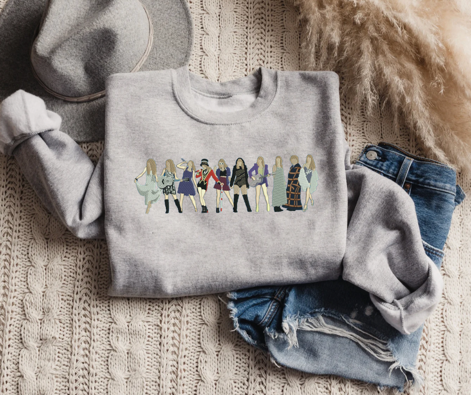 Eras Silhouette Embroidered Sweatshirt