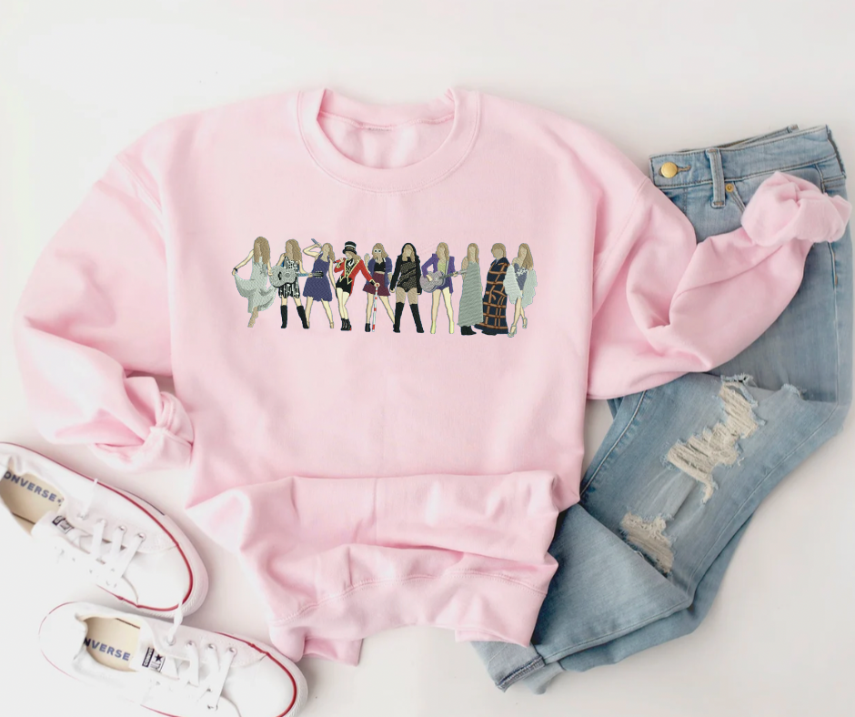Eras Silhouette Embroidered Sweatshirt