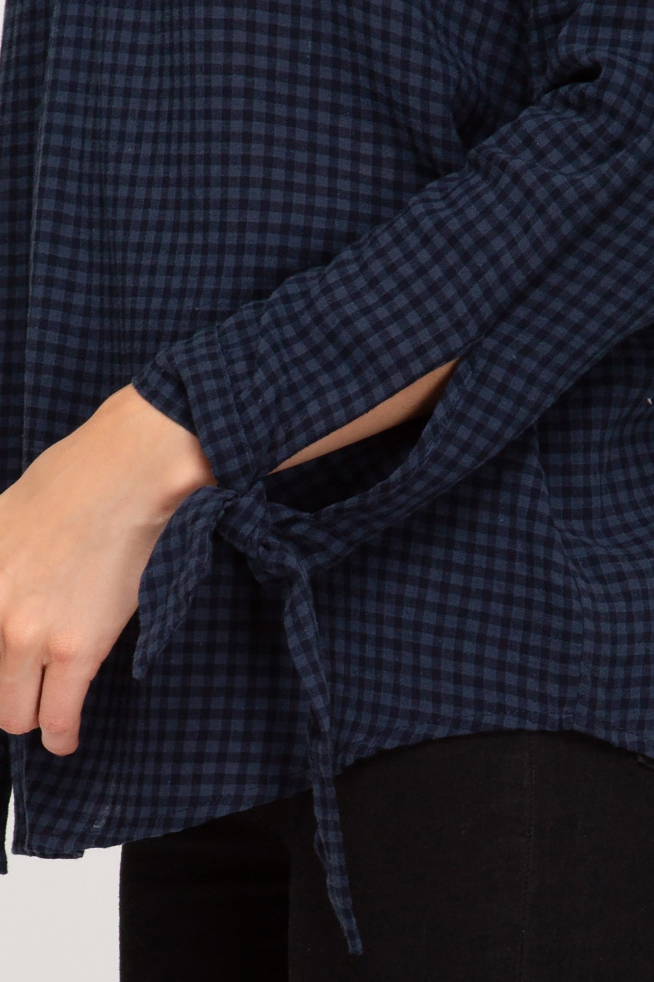 Nelli Plaid Top