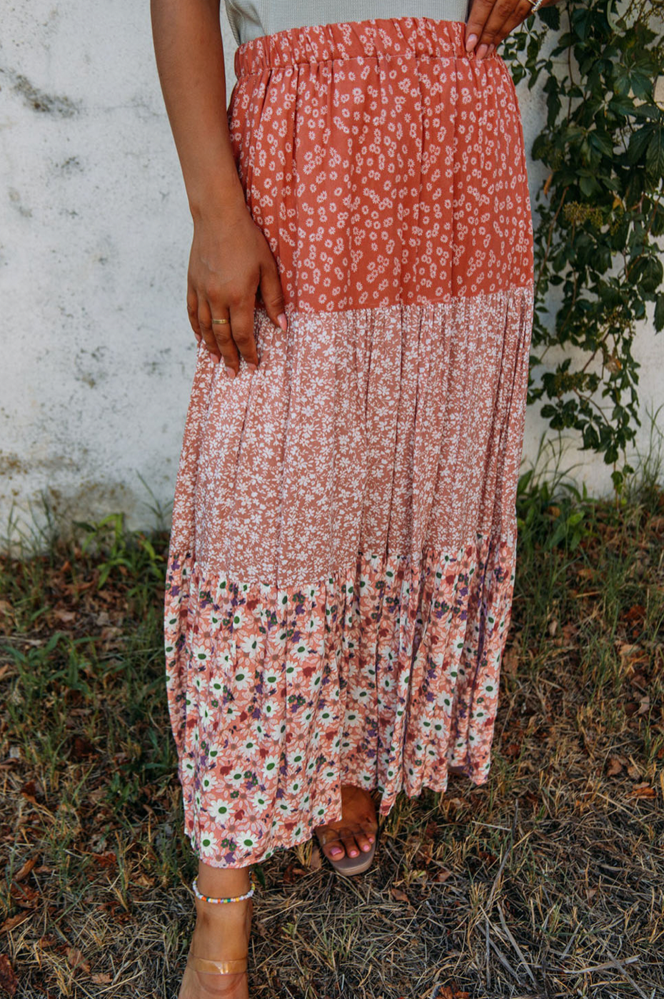 Fun + Floral Maxi Skirt