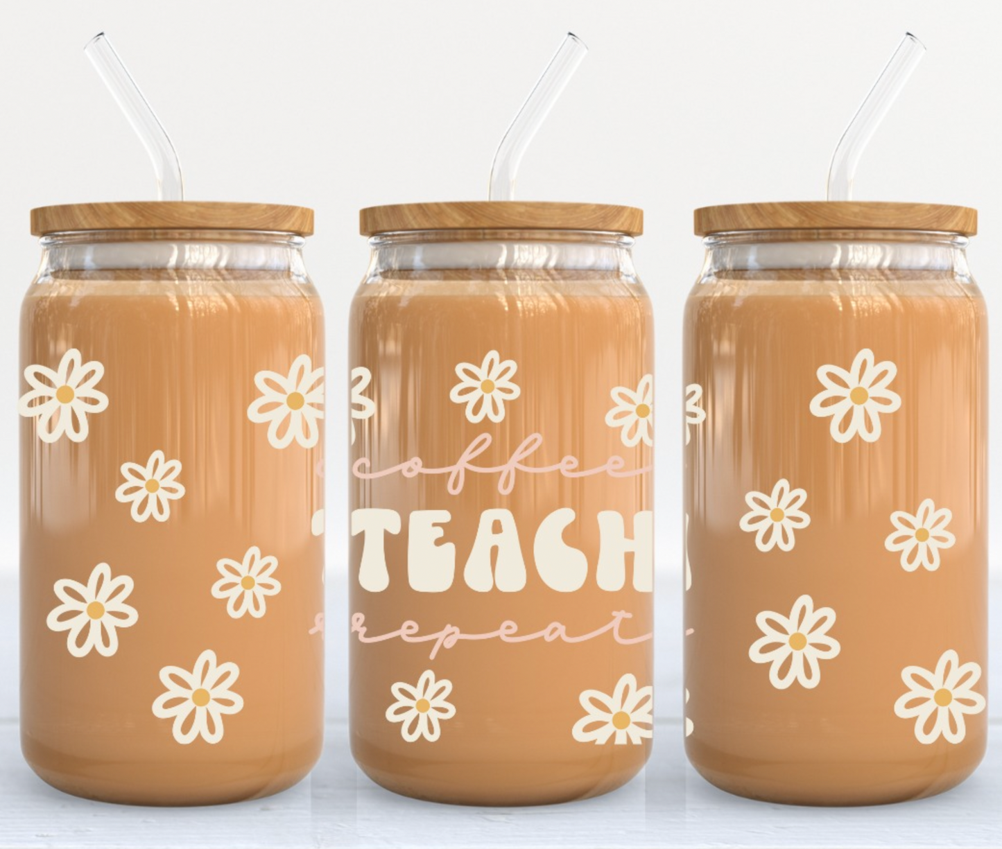 Coffee Teach Repeat Cup