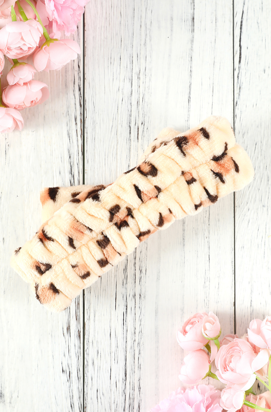 Leopard Plush Knot headband