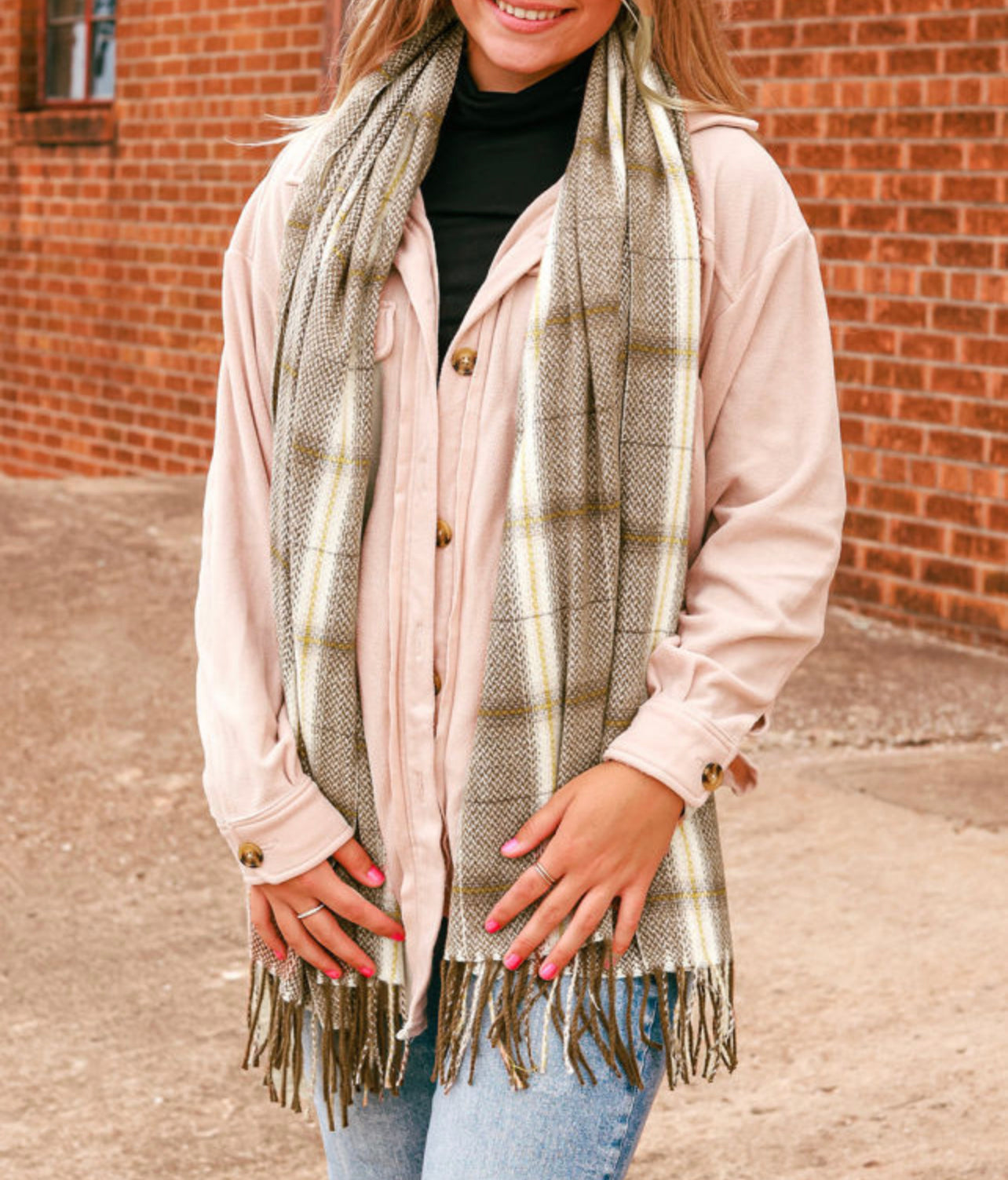 Days Like These Plaid Scarf