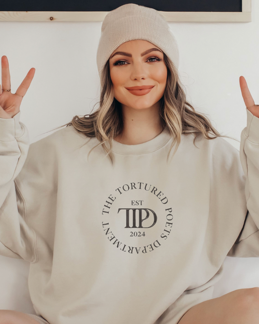 TTPD EST 2024 embroidered sweatshirt