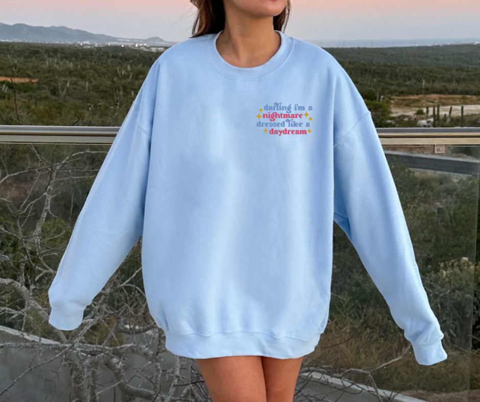 Dressed Like A Daydream Embroidered Sweatshirt