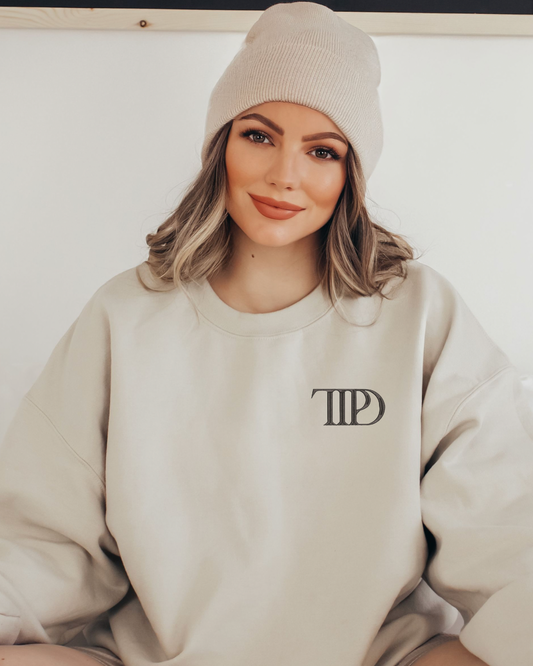 TTPD monogram embroidered sweatshirt