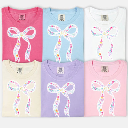 Floral Bow Tee