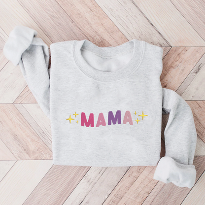 Sparkle Mama Embroidered Sweatshirt