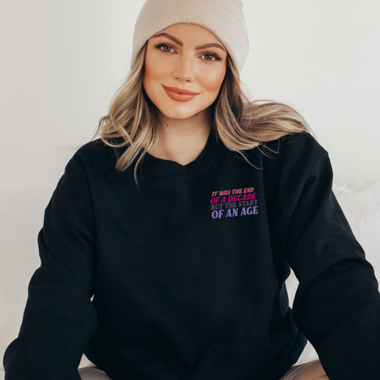 Long Live Lyrics Embroidered Sweatshirt