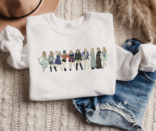 Eras Silhouette Embroidered Sweatshirt