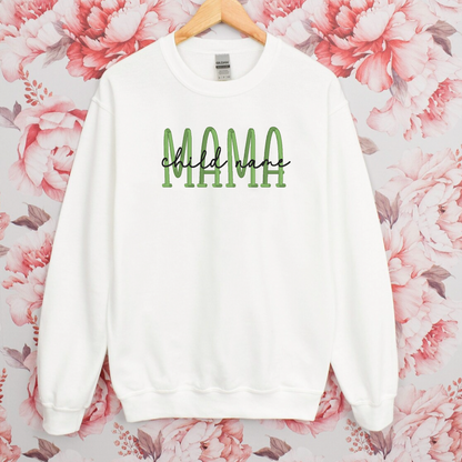 Customized Mama Embroidered Sweatshirts