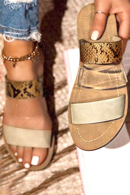 Python Strappy Sandals