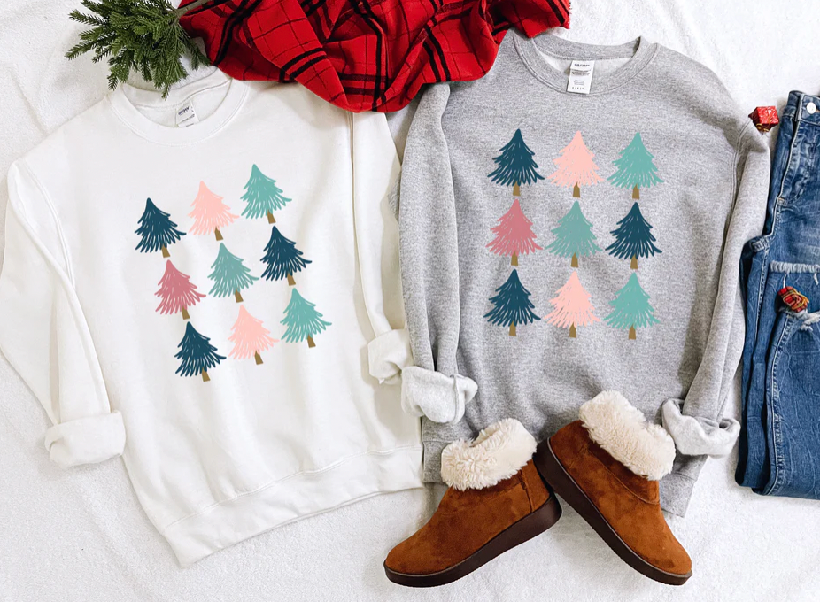 Colorful Trees Sweatshirt